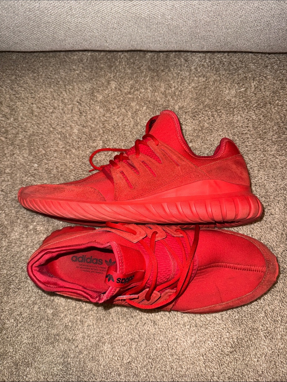Adidas Men’s Tubular Nova Triple Red Men 14